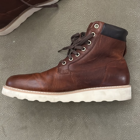 Cole Haan Men’s Boots Size 11.5 color brown/white/beige main image 10